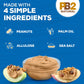 Pb2 Natural Creamy Peanut Butter | All Natural Peanut Butter Spread, No Stir, Healthy, Naturally Sweetened With Zero Added Sugar, Certified Gluten Free, Vegan (1-Pound Jar)