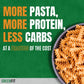 Greenfit Fusilli 100% Chickpea Pasta - 10lb Bulk Bag | High Protein, Low Carb, Gluten Free Veggie Noodles | Plant-Based, Non-GMO