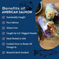 American Tuna Smoked Salmon, Sushi-grade, MSC Certified, 6 oz Cans, Pack of 6