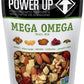 Power Up Premium Trail Mix - Mega Omega Trail Mix 14Oz, Gluten Free, Vegan, Non-Gmo