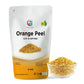 Dried Orange Peel 4 oz | Rich Citrus Aroma and Flavour | Small Granules | Perfect for Tea, Cookies, Rye breads, Seasoning & more