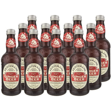 Fentimans Sparkling Ginger Beer - Non-Alcoholic Craft Soda, 9.3 Fl Oz (Pack of 12)