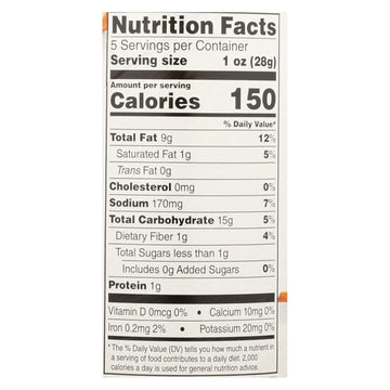 Sensible Portions Chip Veg Salt Vinegar Canister, 5 oz