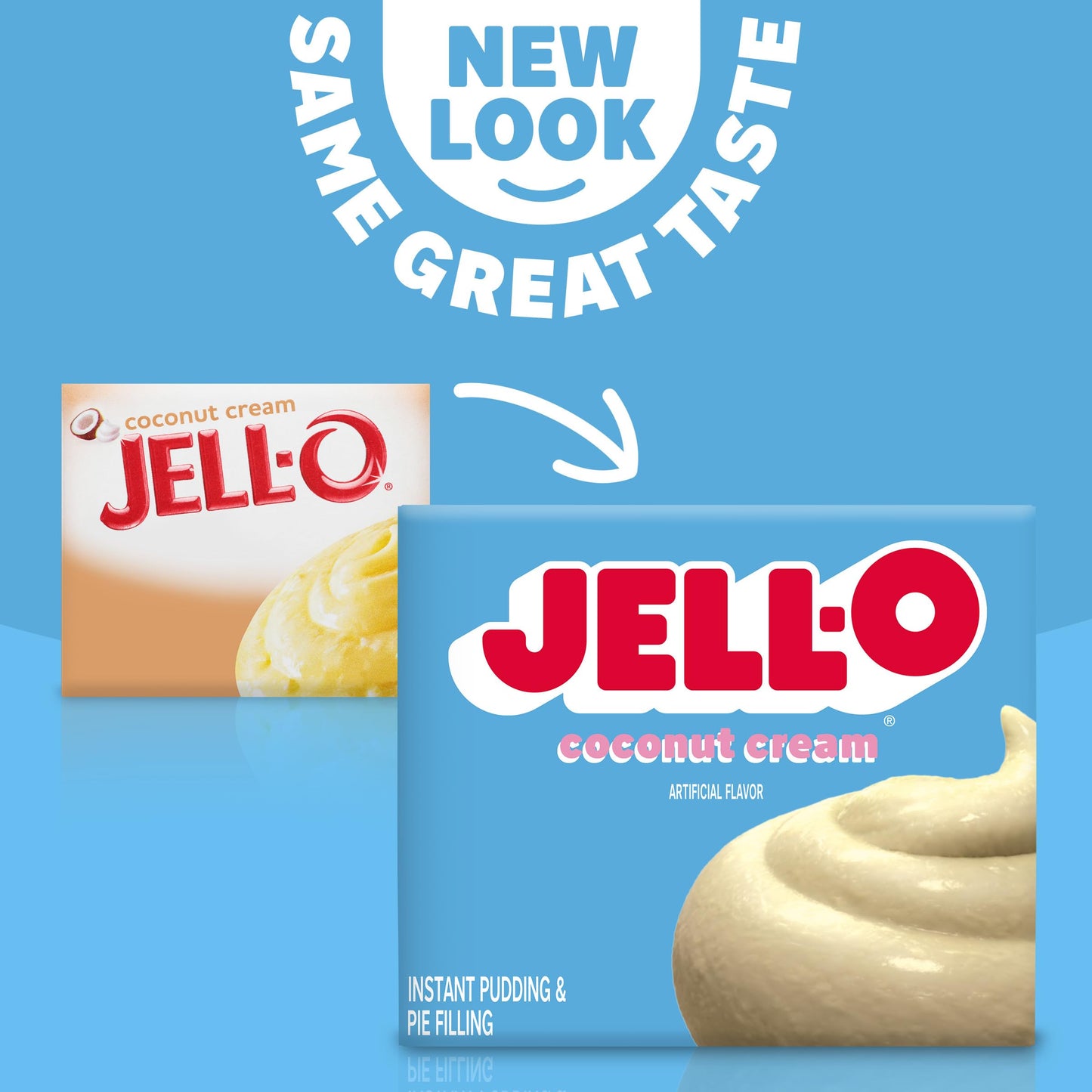 Jell-O Instant Pudding & Pie Filling, Coconut Cream, 3.4 oz Pack of 1