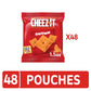 Cheez-It Cheese Crackers, Baked Snack Crackers, Lunch Snacks, Original (48 Pouches)