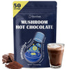 50 Servings Mushroom Hot Chocolate | 10 Mushrooms and Elderberry, Aloe Vera, Echinacea & Quercetin | Support Immunity, Gut & Str