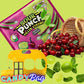 Sour Filled Bites Straws - 8.9Oz Extra Value Bag - Dual Flavor Fusion Cherry & Limeade - Comes With One Bus Resealable Zipbag (C