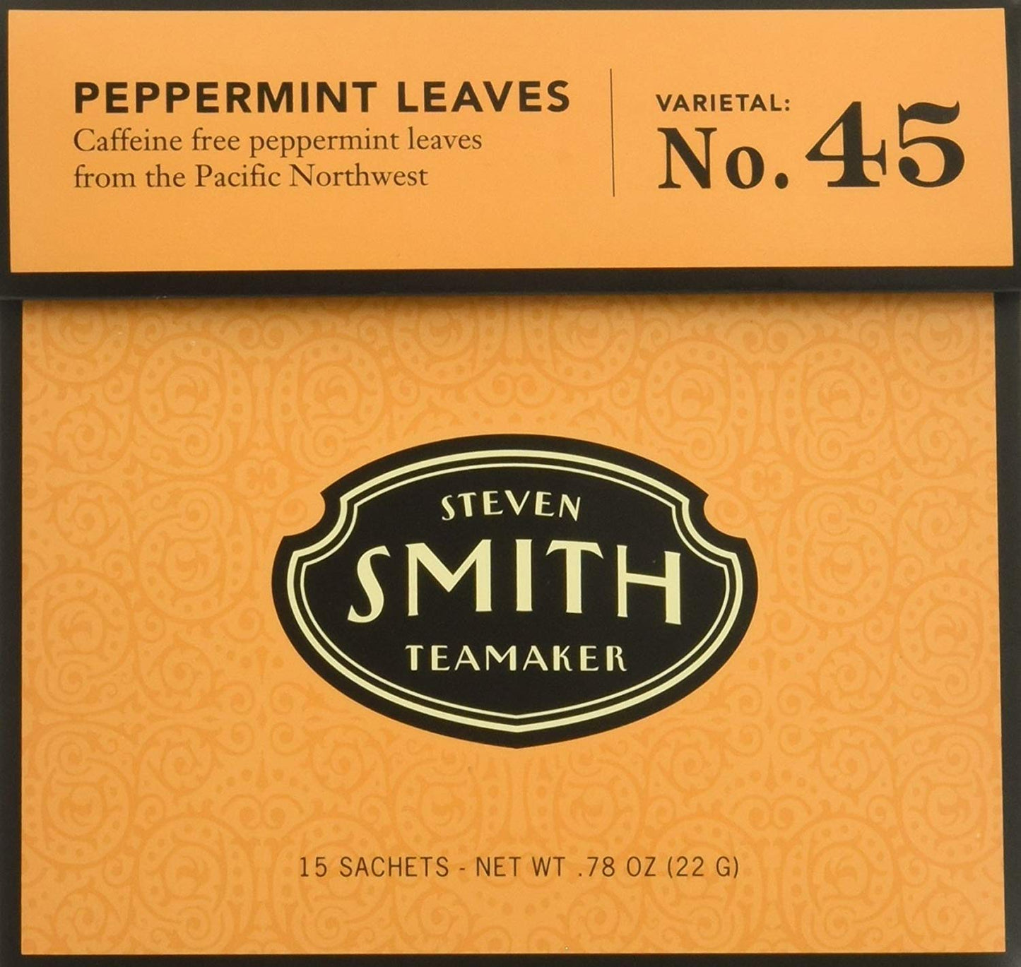 STEVEN SMITH TEAMAKER Herbal Infusions Tea Peppermint Leaves - 15 Tea Bags, 0.78 oz, Pack of 1, Model 853072002539