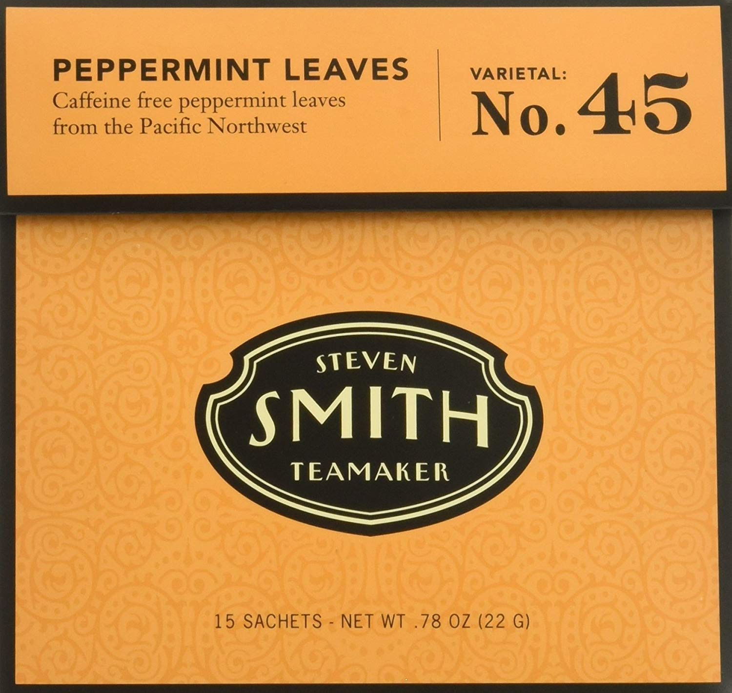 STEVEN SMITH TEAMAKER Herbal Infusions Tea Peppermint Leaves - 15 Tea Bags, 0.78 oz, Pack of 1, Model 853072002539
