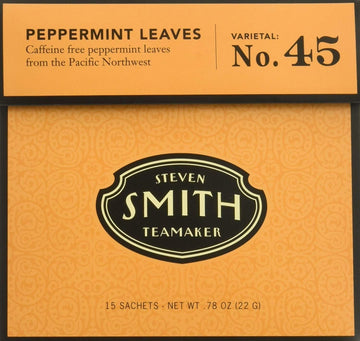 STEVEN SMITH TEAMAKER Herbal Infusions Tea Peppermint Leaves - 15 Tea Bags, 0.78 oz, Pack of 1, Model 853072002539