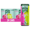 Maison Perrier French Kiss Sweetened Sparkling Juice Beverage, Raspberry & Lime Flavors With Real Fruit Juices, 24Pk