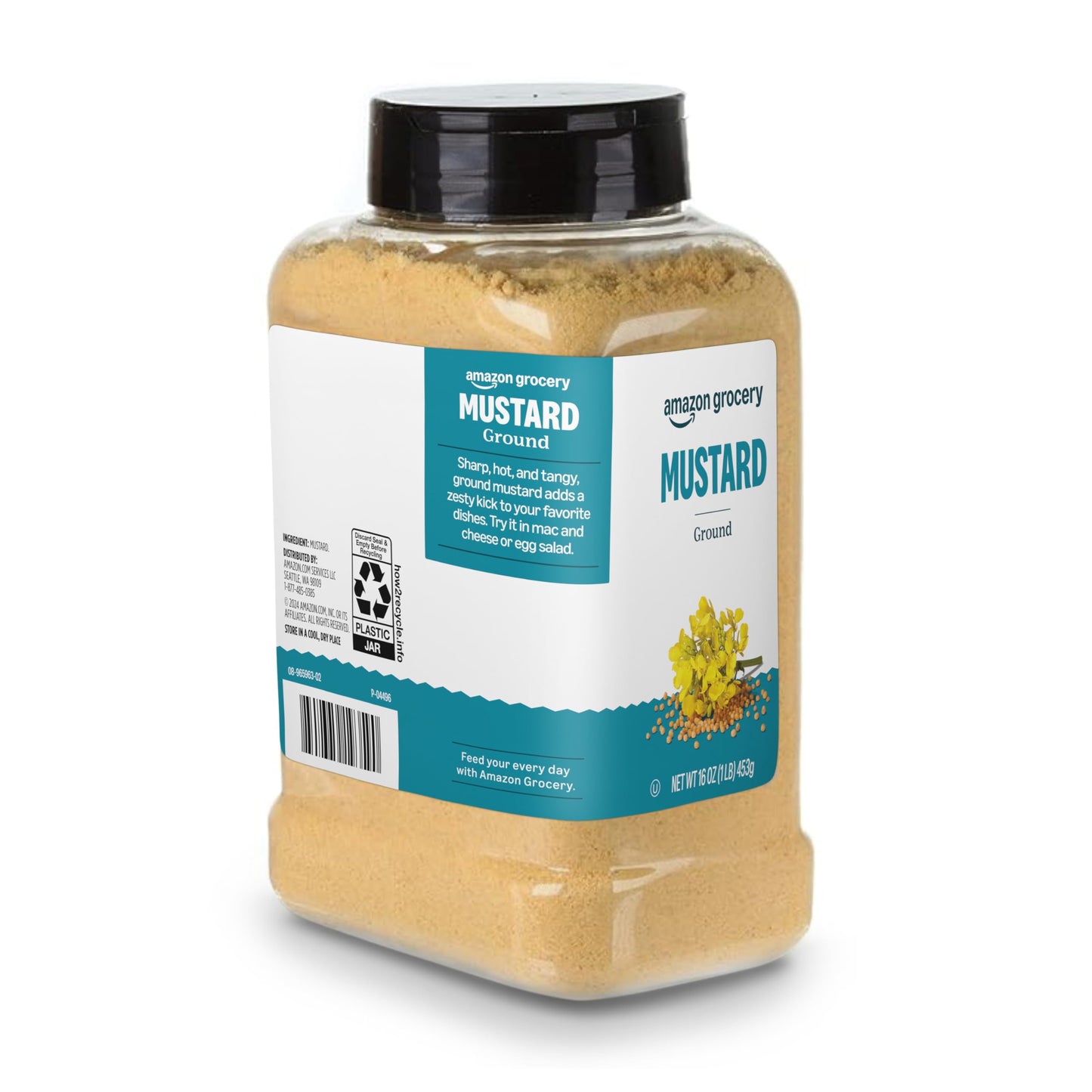 large online retailer Grocery Ground Mustard, 16 Oz, Pack of 1, Previously Happy Belly, Packaging May Vary