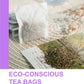 TeeLux Chamomile Lavender Tea Bags - Caffeine Free Herbal Tea, Soothing Aroma, 100 Count