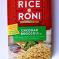 Rice A Roni, Cheddar Broccoli, 6.5oz Box (Pack of 6)