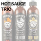 Dustin Poirier's Louisiana Style Hot Sauce Trio by Heartbeat, Fiery Trifecta Made with Natural Ingredients: The Original Louisia