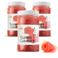 Fusion Select 3 Packs Pink Sushi Ginger - Natural Sliced Gari, Organic Pickled Ginger For Sushi - No Msg, Non-Gmo - Spicy, Sour, Sweet & Salty Taste Notes - Side Dish For Sashimi, Sushi Ingredients - 12Oz