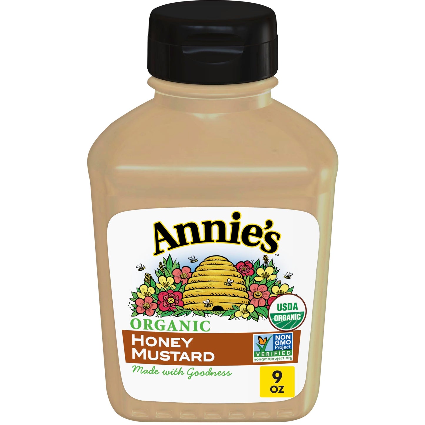 Annies Organic Honey Mustard, Gluten Free, 9 oz
