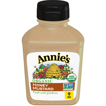 Annies Organic Honey Mustard, Gluten Free, 9 oz