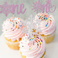 Rsstarxi 36 Pack Snowflake 1St Birthday Cupcake Toppers Purple Silver First Birthday Snowflake One Cupcake Picks For Winter Them