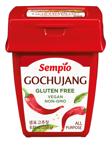 SEMPIO Gluten-Free Gochujang - Korean Red Chili Pepper Paste, Spicy, Sweet and Savory Sauce, Traditional Fermented Condiment for