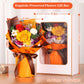 Jtoder Forever Flowers For Delivery Prime, Preserved Long Lasting Orange Sunflower Bouquet For Mom Wife Girlfriend On Mothers Da