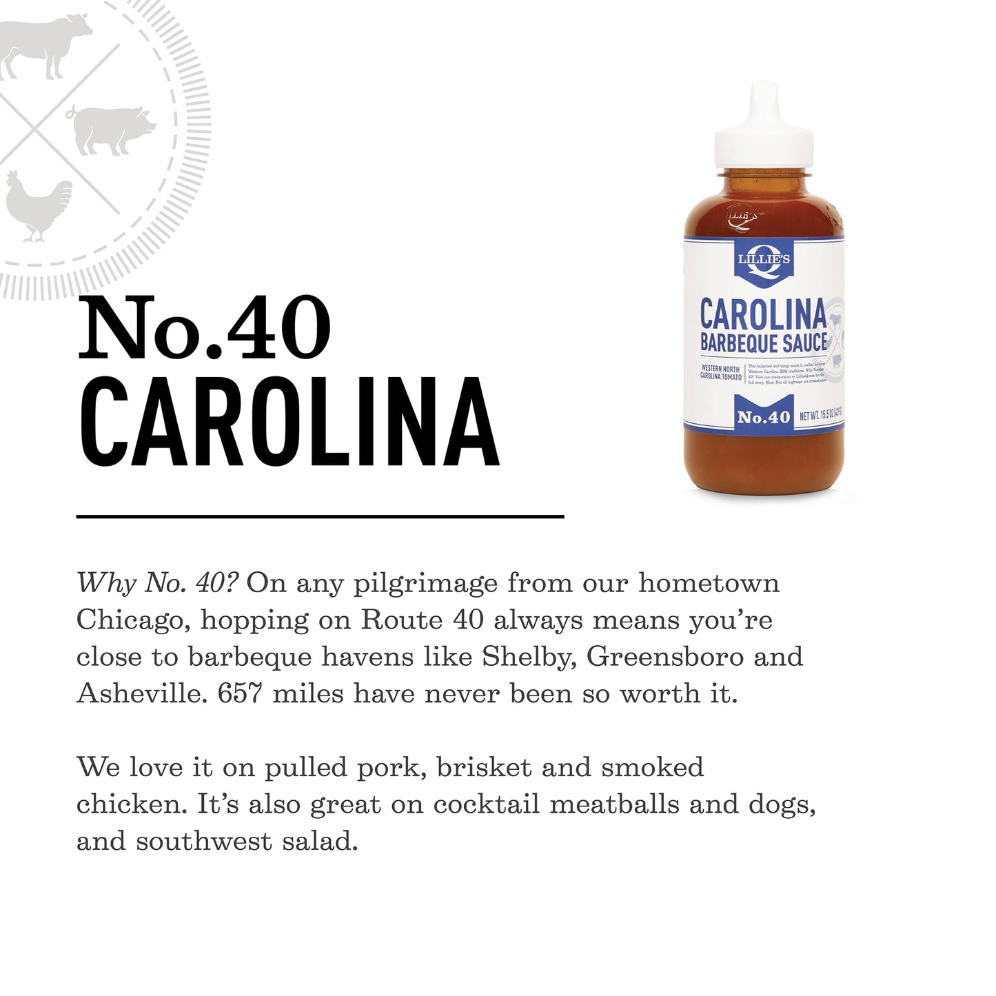 Lillies Q Carolina Bbq Sauce  15.5 Oz