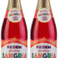 Kedem Sparkling Sangria, Non-Alcoholic Juice Drink, 25.4oz (2 Pack)