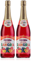 Kedem Sparkling Sangria, Non-Alcoholic Juice Drink, 25.4oz (2 Pack)
