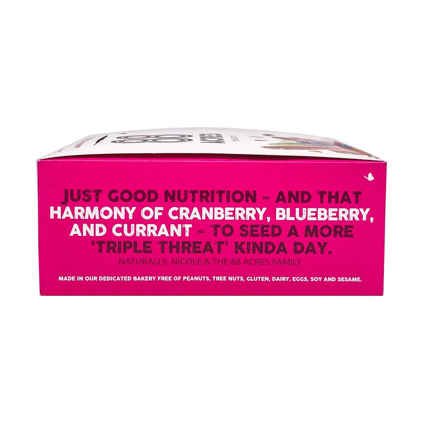 88 Acres, Triple Berry Blend Seed Bars, 1.6 Ounce, 9 Pack