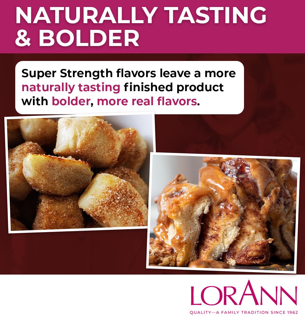 LorAnn Oils Super Strength Flavoring - Used For Candy Making, Flavoring Extracts, Baking, Hard Candy, and Flavor Oils - Bold, Na