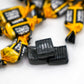 Dm Sweets Mildly Salty Licorice Toffee - 100 Pieces Of Fresh Soft Chewy Delicious Individually Wrapped Creamy Toffee, Black