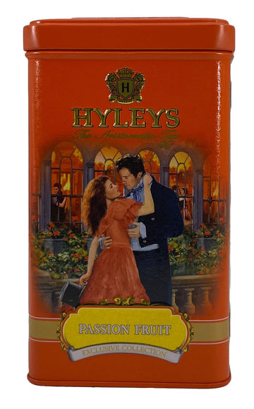 Hyleys English Aristocratic Passion Fruit Loose Leaf Black Tea In Gift Tin - 3.5 Oz (100G)