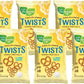 REAL FOOD FROM THE GROUND UP Vegan Cauliflower Pretzels, Gluten Free, Non-GMO, 4.5 oz (Pack of 6), Twists