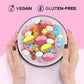 Bubs Swedish Candy Mix - Skulls Ovals 0.5 Lb Of Fizzy, Fruity, Sweet & Sour Scandinavian Treats