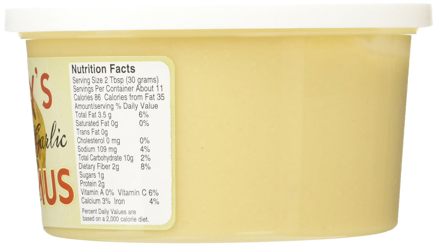 Lilly'S, All Natural Hummus Roasted Garlic, 12 Oz