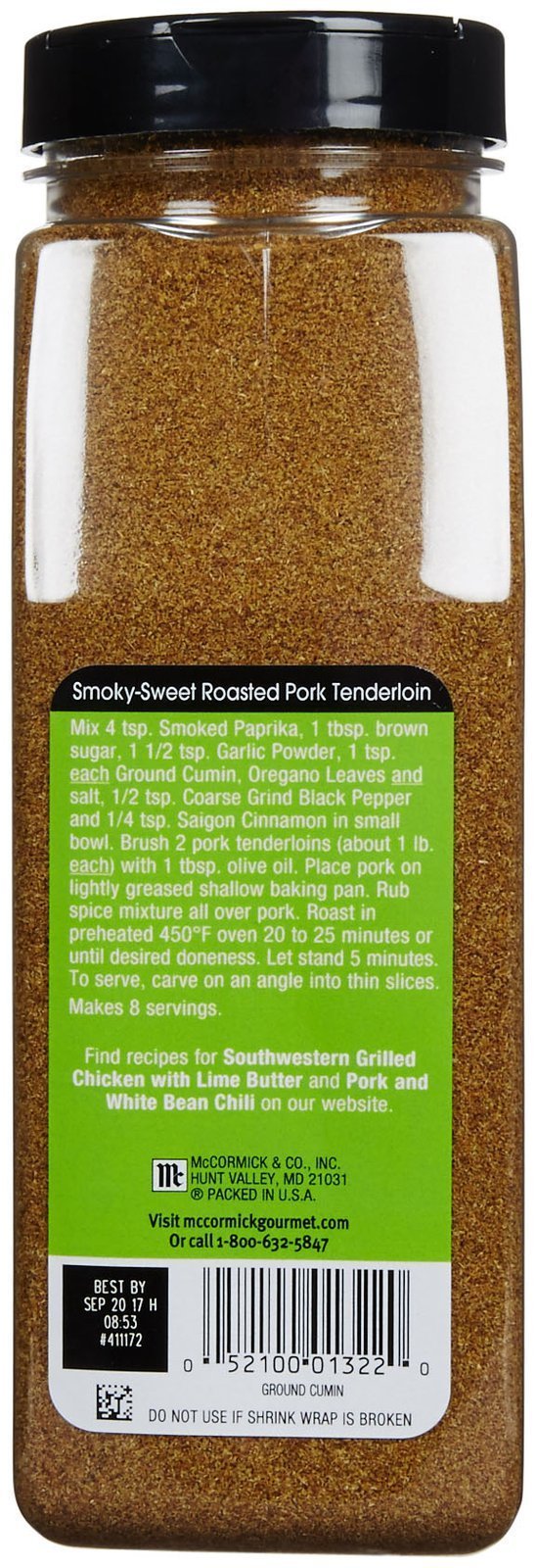 Mccormick Gourmet Ground Cumin-14 Oz