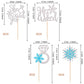 24 Pcs He Asked She Said Yes Cupcake Toppers Glitter Diamond Ring Snowflake Cupcake Picks Bridal Shower Cake Decorations For Win