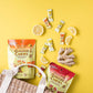 Prince Of Peace Ginger Chews Variety Pack 4Oz - Flavors Original, Lemon, Blood Orange, 100% Natural, Non-Gmo, Vegan And Gluten-F