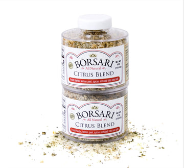 Borsari Citrus Salt Seasoning - Gourmet Seasoned Salt With Lemon, Pepper, And Herbs - Premium Citrus Seasoning Salt - All Natura