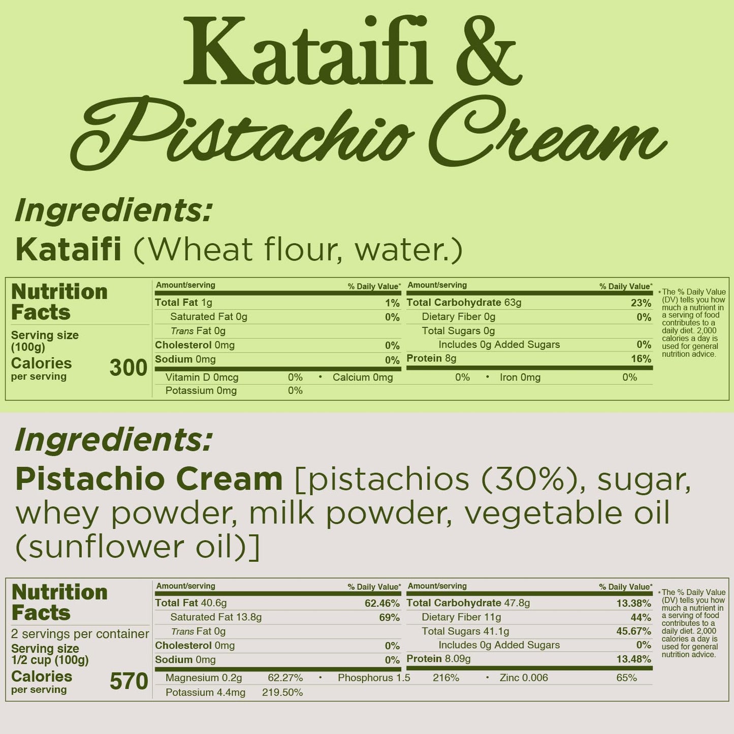 Kataifi Shredded Fillo Dough & Pistachio Butter Spread Bundle for Dubai Chocolate  Authentic Turkish Dried Chopped Kataifi Pastry (1.1 lbs) and Sweet Pistachio Nut Cream (8 Oz)  Ideal for Kunafa  Baklava  and Gourmet Desserts