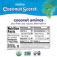 Coconut Secret Coconut Aminos - 8 Fl Oz (Pack of 2) - Low Sodium Soy Sauce Alternative, Low-Glycemic - Organic, Vegan, Non-GMO,