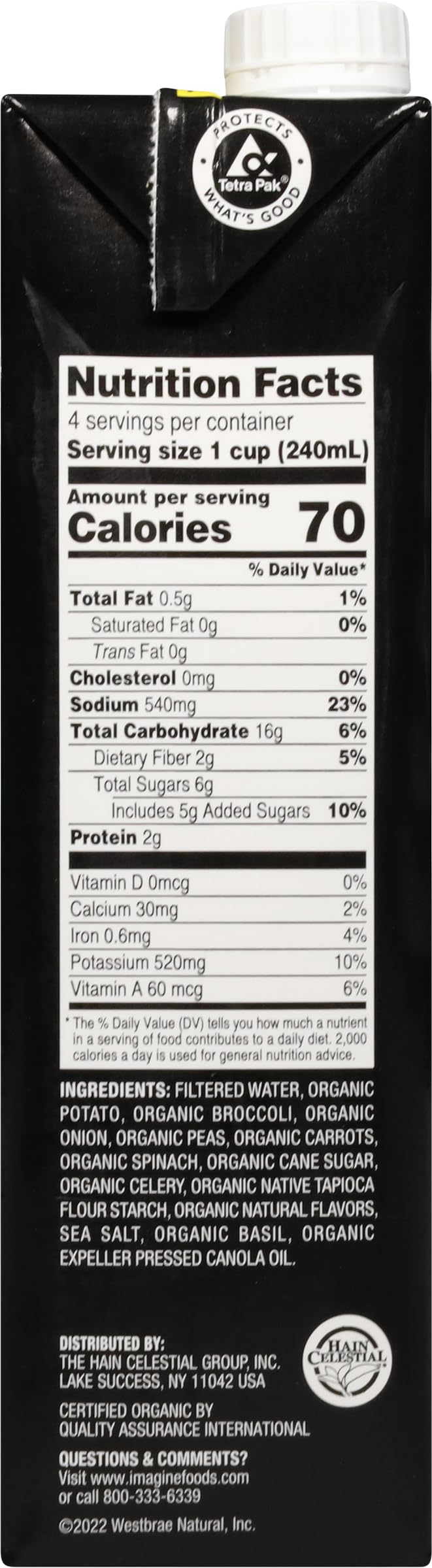 Imagine Organic Super Greens Creamy Soup 32 Fl. Oz (Pack Of 6)