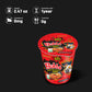 Samyang 2X Buldak Spicy Hot Chicken Stir Fried Cup Noodles - Pack of 6, 2.47 Ounce