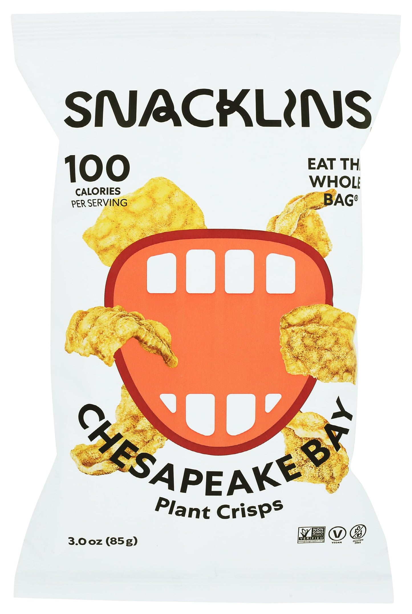 Snacklins Chesapeake Bay Plant Crisps, 3 Oz