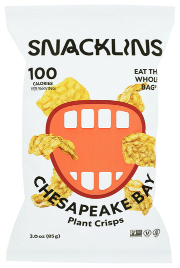 Snacklins Chesapeake Bay Plant Crisps, 3 Oz
