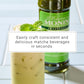 Monin Matcha Green Tea Concentrate, Organic Japanese Matcha, 40mg Caffeine, 33.8 Fl Oz, Non-GMO, Gluten-Free, Plastic Bottle
