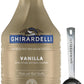Ghirardelli Vanilla Sauce, 87.3 Ounce Bottle - With Ghirardelli Stamped Barista Spoon