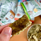 Japanese Tempura Seaweed Chips - Teriyaki Flavor | 0.95Oz X 5 Pack | Made In Japan By Swashbuckle Snacks