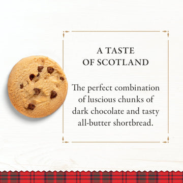 Walker'S Shortbread Chocolate Chip Cookies, Pure Butter Shortbread Cookies, 4.4 Oz (Pack Of 4)