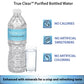 True Clear Purified Bottled Water, Bpa Free Water Bottles, Easy To Carry (16.9 Oz Per Bottle, 24 Bottles Per Carton)